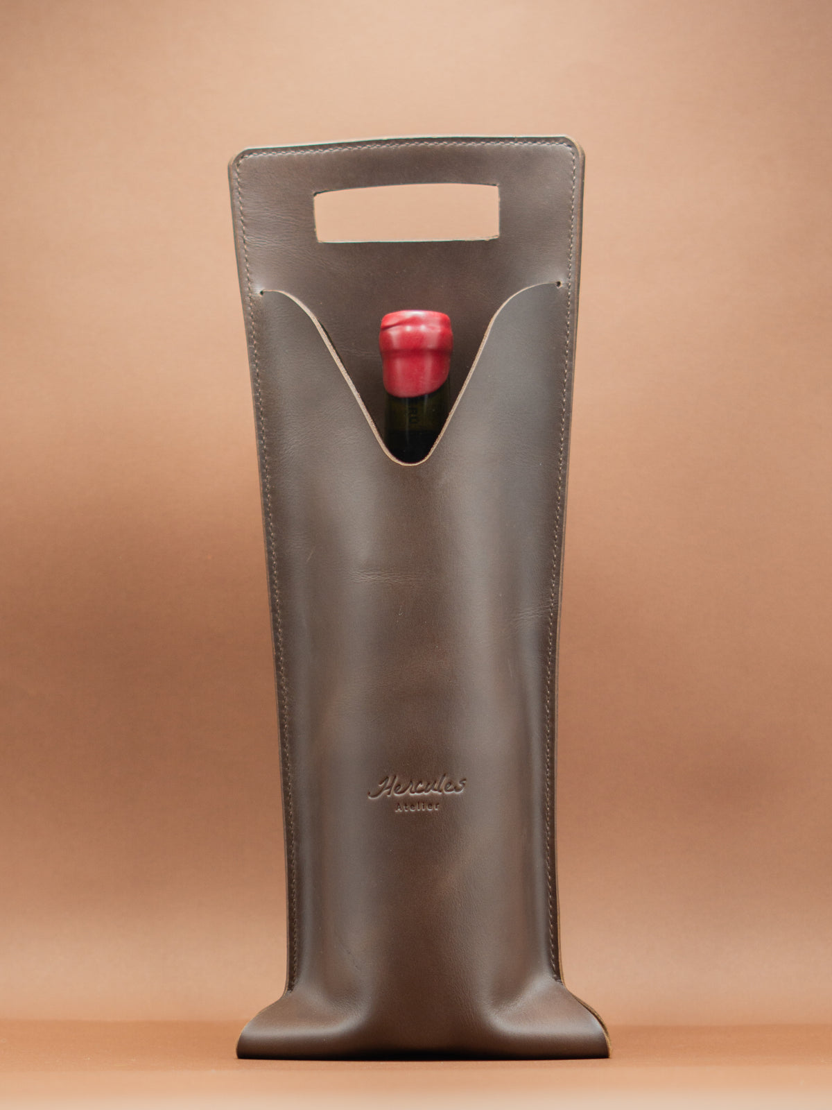 Porta vino de cuero - Hércules Atelier