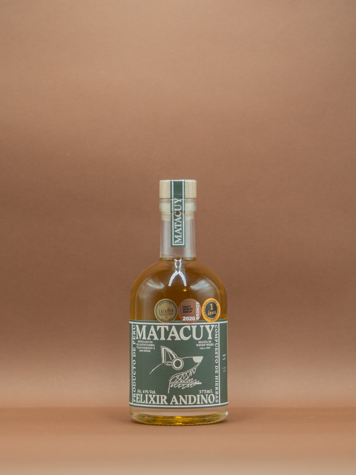 destilado botanico matacuy destileria andina 375ml